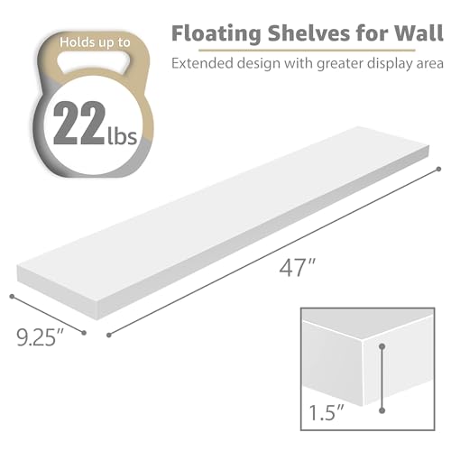 Floating Shelves for Wall Storage (2 Count)