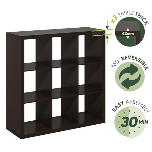 Cubicle 12 Cube Thick Frame Book Shelf