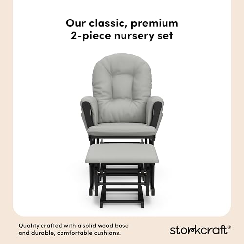 Premium Hoop Glider & Ottoman