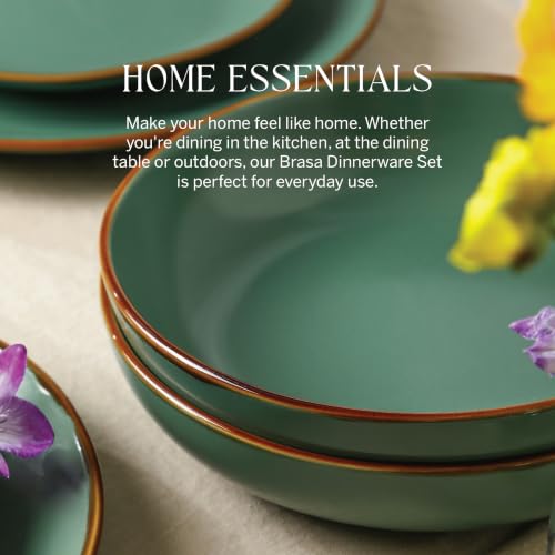 Brasa Stoneware 32 Piece Modern Dinnerware Sets
