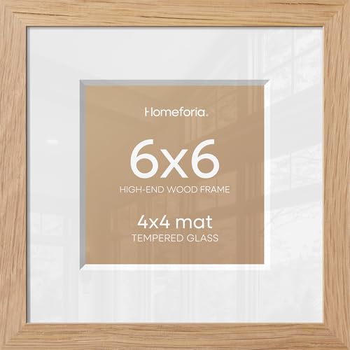 6x6 Natural Oak Picture Frame (3 Count)