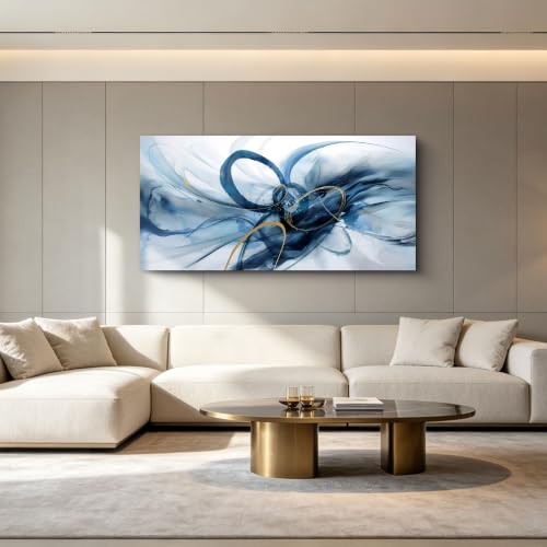 Abstract Wall Art for Living Room Canvas Decor 24x48 Inches