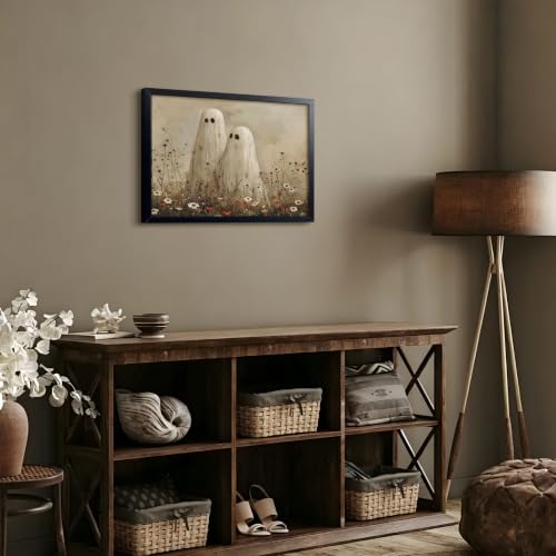 Framed Halloween Canvas Wall Art