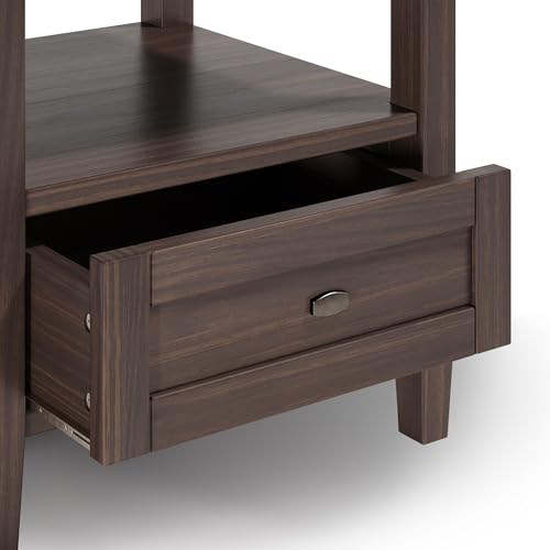 Warm Shaker 20" End Tables in Warm Walnut Brown