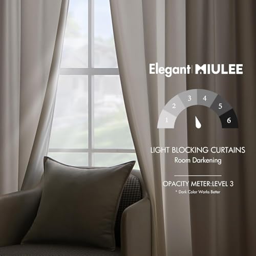 Ivory Blackout Velvet Curtains Drapes 84 Inch Long 52"x84" Bedroom (2 Count)