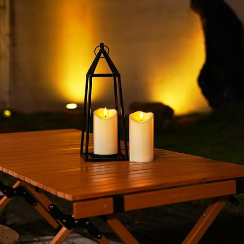6”x3” Outdoor Waterproof Flameless Candles (2 Count)