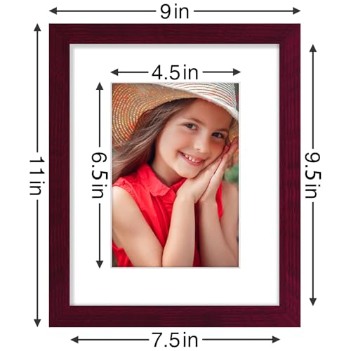 8x10 Picture Frames for Wall Mount & Tabletop (9 Count)