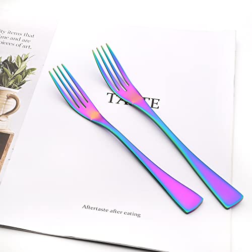 24 Piece Rainbow Flatware (12.99 Count)