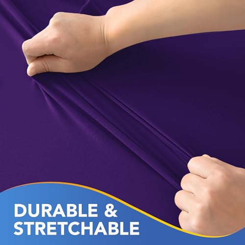 Fitted Tablecloth for 8 Foot Rectangle Tables (4 Count)