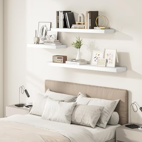 Deep Floating Shelves 48x12” Set of 2 (2 Count)