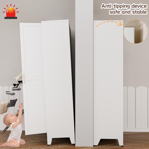 75" Metal Kitchen Pantry Cabinet