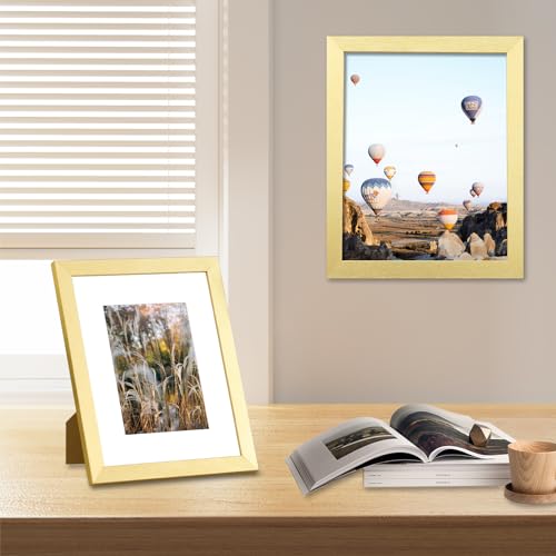 8x10 Picture Frames Set of 9 for Wall or Tabletop Display (9 Count)