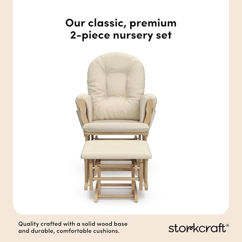 Premium Hoop Glider & Ottoman (2 Count)