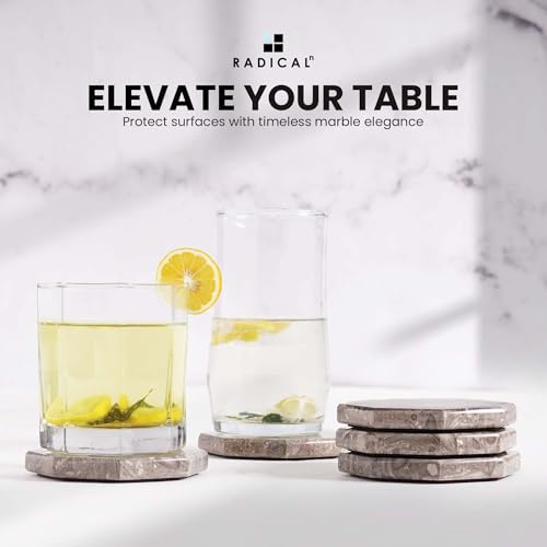Marble Coasters Set of 6