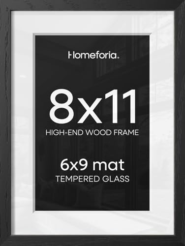 8x11 Black Oak Picture Frame