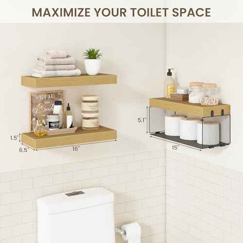 Bathroom Floating Shelves for Wall