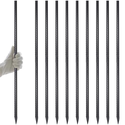 Straight Rebar Stakes 40 Inch 1 (10 Count)