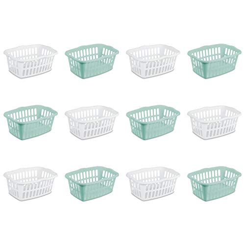 1.5 Bushel Rectangular Plastic Laundry Basket (12 Count)