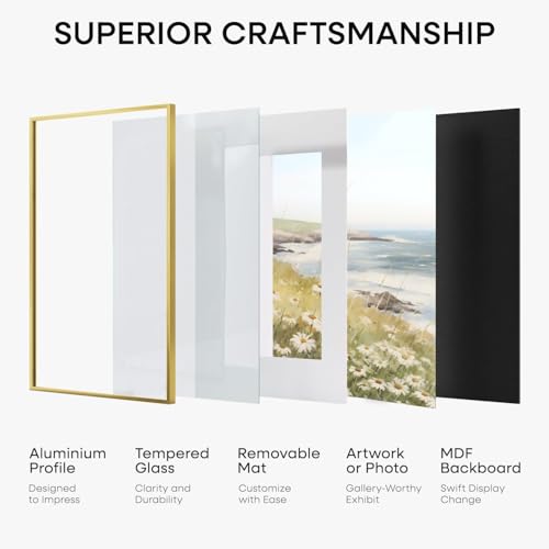 11x15 Gold Picture Frame (2 Count)