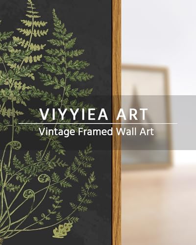 Framed Botanical Wall Art Minimalist Canvas Print