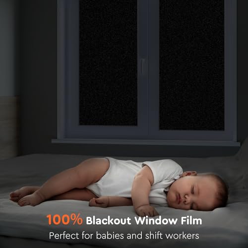 Blackout Window Privacy Film Light Blocking