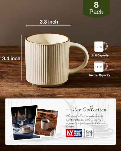 Coffee Mug Set of 8 (96 Count)