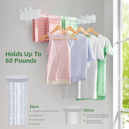 Wall Mounted Drying Rack 31.5"