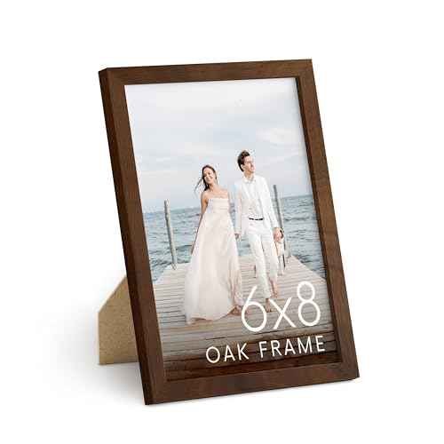 6x8 Walnut Oak Frame