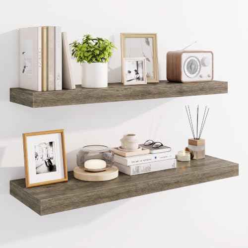 32" Floating Shelves for Wall (2 Count)