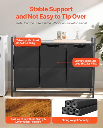 3 Section Laundry Sorter