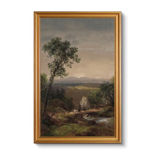 Vintage Large Framed Wall Art for Living Room