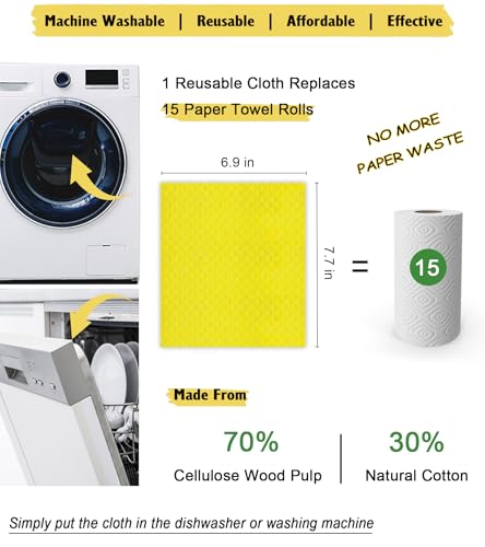 Swedish Dishcloths for Kitchen (6 Count)