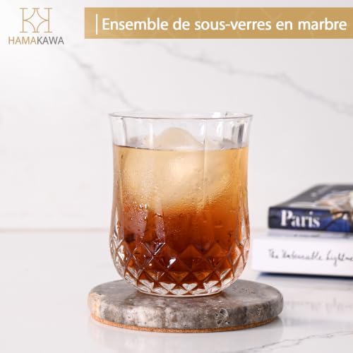 Natural Marble Coasters Set of 4 (4 Count)