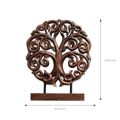 Solid Wood Tree Sculpture