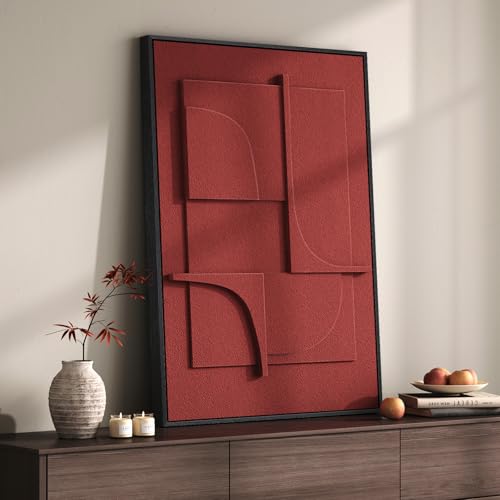 Framed 3D Textured Wall Art