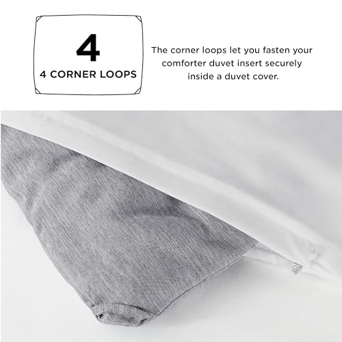 Dark Grey Twin Comforter Set