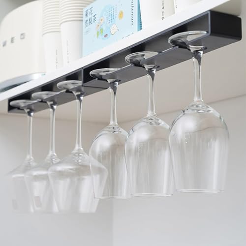 2Pack Wine Glass Holder Under Cabinet Shelf (2 Count)