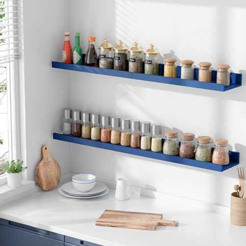 Floating Shelves for Wall Decor Storage (6 Count)