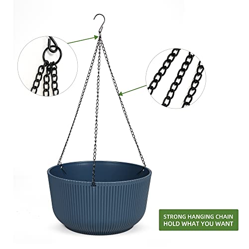 11.2 Inch Self Watering Hanging Planter (2 Count)
