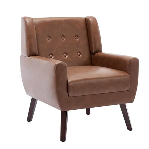 PU Leather Accent Chair