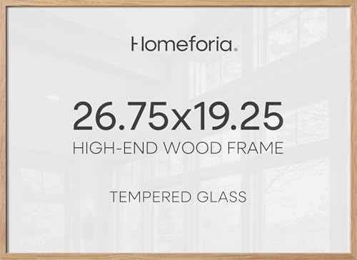 26.75x19.25 Natural Oak Picture Frame (3 Count)