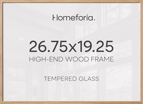 26.75x19.25 Natural Oak Picture Frame (2 Count)