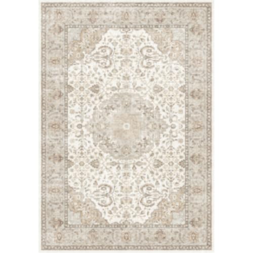 HY HAOYUNLAI Washable 2x8 Ivory Hallway Soft Runner Rug with Rubber Backing