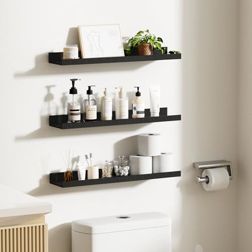Floating Shelves for Wall Decor and Storage (6 Count)