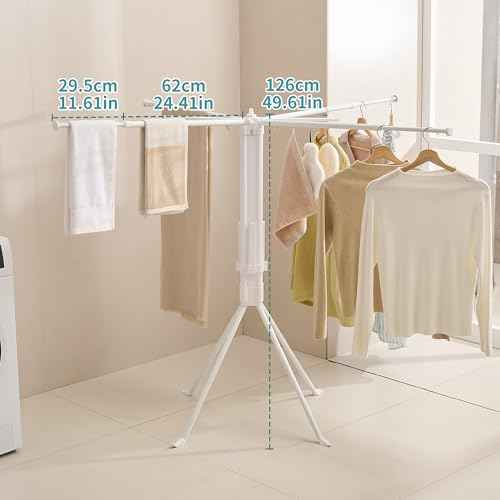 4 Legs Clothes Drying Rack