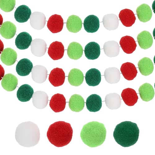 26Ft Pom Pom Garland Decorations