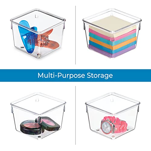 Linus Plastic Kitchen Drawer Organizer for Silverware (2 Count)