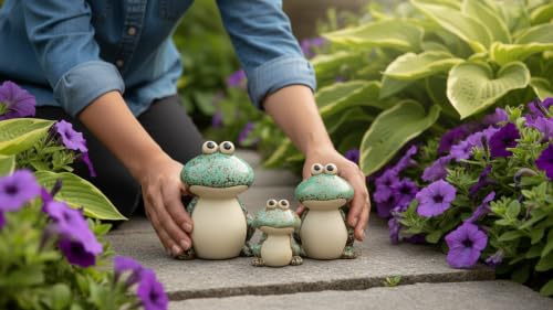 Frog Garden Decor Set of 3 (3 Count)