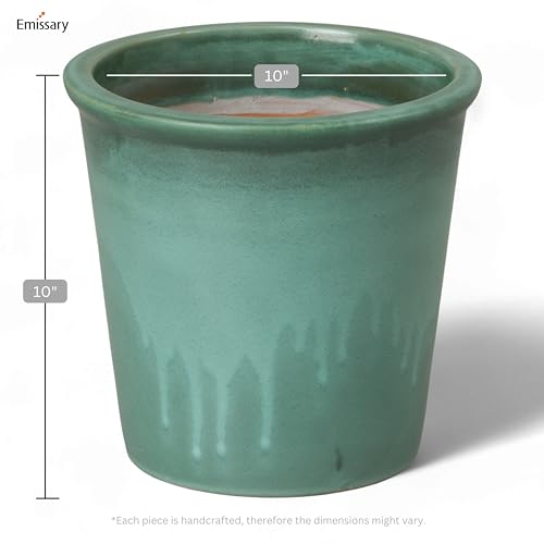 Emissary Round Stoneware Planter