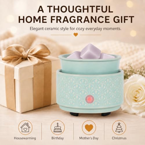 Green Ceramic Wax Melt Warmer 3